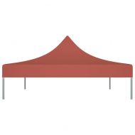 Покривало за парти шатра, 4x3 м, теракота, 270 г/м²