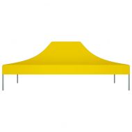 Покривало за парти шатра, 4x3 м, жълто, 270 г/м²