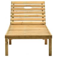 Градински шезлонг, импрегнирано борово дърво