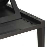 Шезлонг с шалте, пластмаса, антрацит