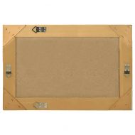 Стенно огледало, бароков стил, 60x40 см, златисто