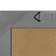 Стенно огледало, бароков стил, 60x40 см, черно