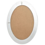 Стенно огледало, бароков стил, 50x70 см, сребристо