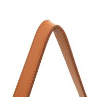 Стенно огледало с каишка, 40 см, златисто