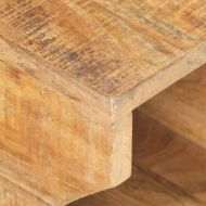 Стенна стойка за колело, 35x25x25 см, грубо мангово дърво масив