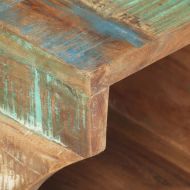 Стенна стойка за велосипед 35x25x25 см регенерирано дърво масив