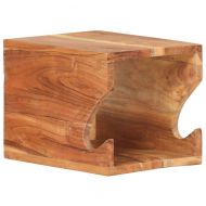 Стенна стойка за велосипед, 35x25x25 см, акациево дърво масив