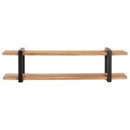 ТВ шкаф, 160x40x40 см, акациево дърво масив