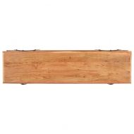 ТВ шкаф, 160x40x50 см, акациево дърво масив