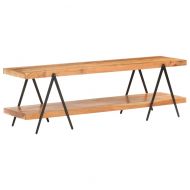 ТВ шкаф, 160x40x50 см, акациево дърво масив