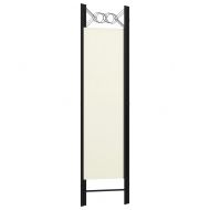 Параван за стая, 3 панела, бял, 120x180 см