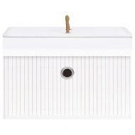 Бамбукови кутии за съхранение 4 бр бели