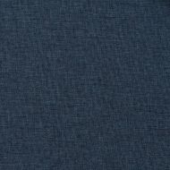 Затъмняващи завеси с куки имитация лен 2 бр сини 140x245 см