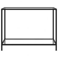 Конзолна маса, прозрачна, 100x35x75 cм, закалено стъкло