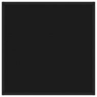 Кафе маса, черна, с черно стъкло, 60x60x35 см