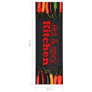 Кухненско килимче, перимо, надпис Hot&Spicy, 60x180 см