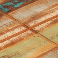 Маса за кафе, 80x80x28 cм, регенерирано дърво масив