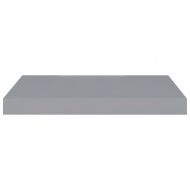 Окачени стенни рафтове, 4 бр, сиви, 50x23x3,8 см, МДФ
