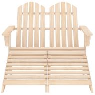 2-местен градински стол/табуретка "Адирондак", чам