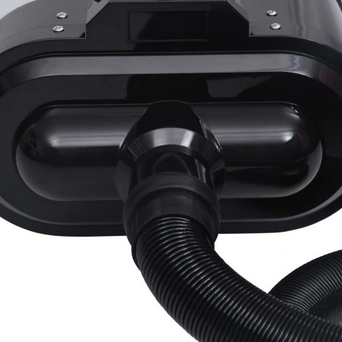 Сешоар за домашни любимци, двоен мотор, черен