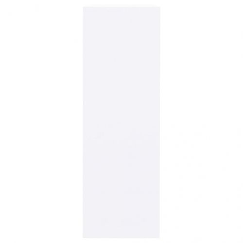 Стенни кубични рафтове, 3 бр, бели, МДФ