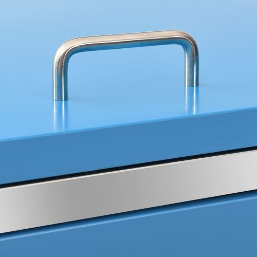 Четворен навес за кофа за смет 276,5x77,5x112,5 см инокс