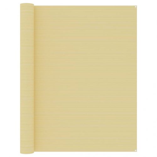 Килим за палатка, 250x550 см, бежов