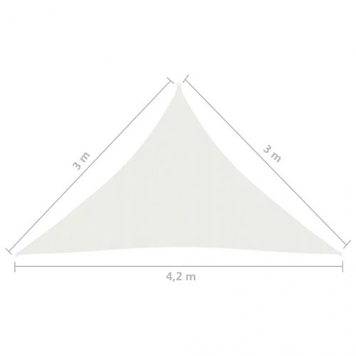 Платно-сенник, 160 г/м², бяло, 3x3x4,2 м, HDPE