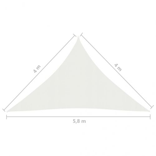 Платно-сенник, 160 г/м², бяло, 4x4x5,8 м, HDPE