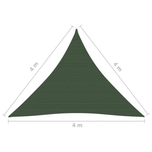 Платно-сенник, 160 г/м², тъмнозелено, 4x4x4 м, HDPE