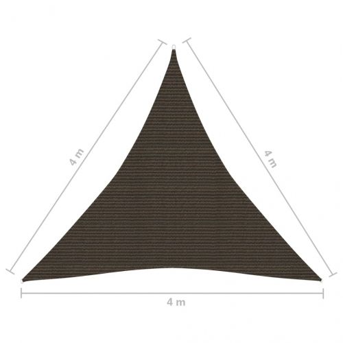 Платно-сенник, 160 г/м², кафяво, 4x4x4 м, HDPE