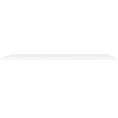 Окачен стенен рафт, бял, 120x23,5x3,8 см, МДФ