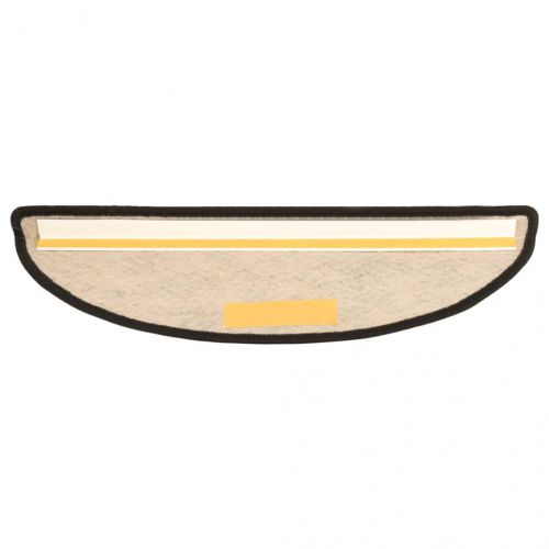 Самозалепващи стелки за стълби сизал 15 бр 56x17x3 см антрацит