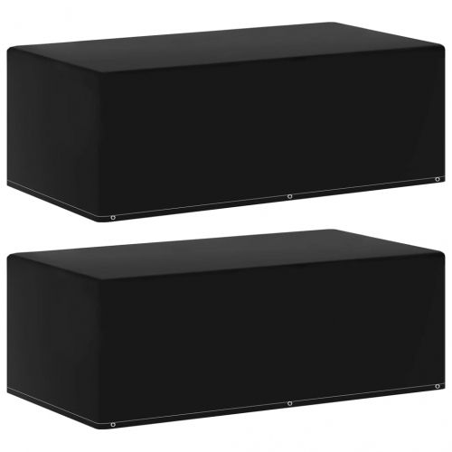 Калъфи градинска мебел 2 бр 6 капси за газ барбекю 170x90x60 см