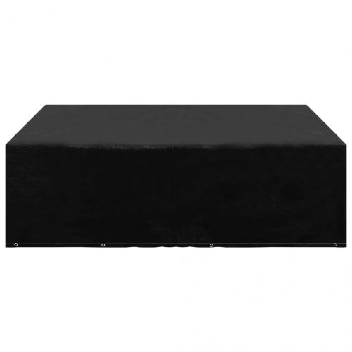 Калъфи за градински мебели 2 бр ъглови 12 капси 250x250x70 см