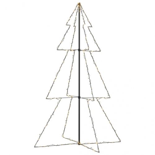 Коледна елха конус, 240 LED, за закрито и открито, 118x180 см
