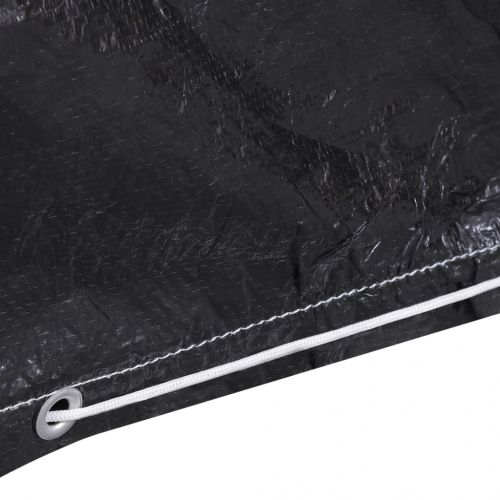 Калъфи за градински мебели 2 бр ъглови 12 капси 250x250x90 см