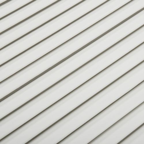 Врати за шкафове с решетен дизайн 4 бр бял 69x59,4 см бор масив