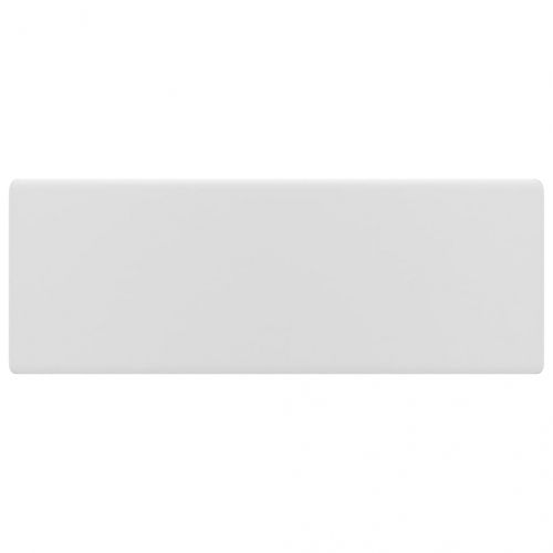 Мивка с преливник лукс квадрат бял мат 41x41 см керамика