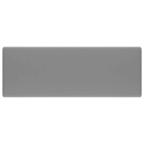 Мивка с преливник лукс квадрат светлосив мат 41x41 см керамика