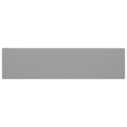 Мивка за баня с преливник, керамична, светлосива