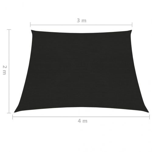 Платно-сенник, 160 г/м², черно, 3/4x2 м, HDPE