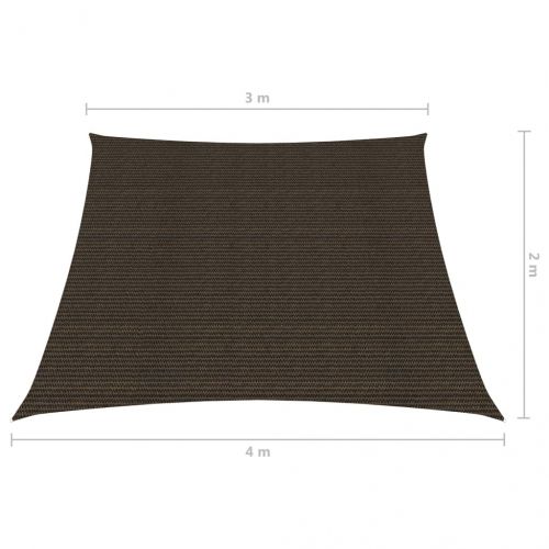 Платно-сенник, 160 г/м², кафяво, 3/4x2 м, HDPE
