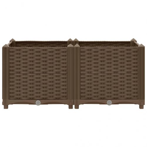 Повдигната леха, 80x40x38 см, полипропилен