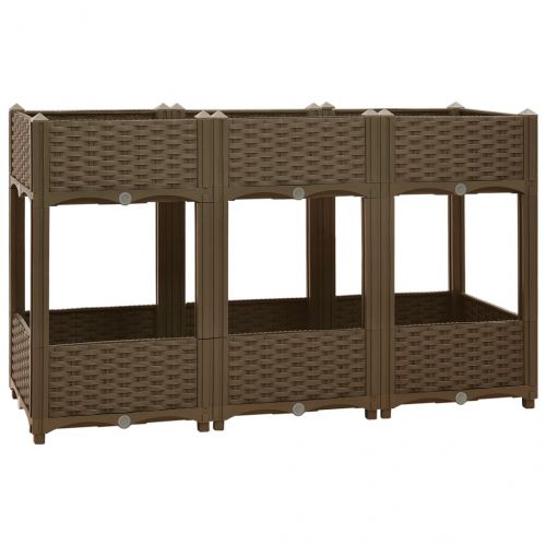 Повдигната леха, 120x40x71 см, полипропилен