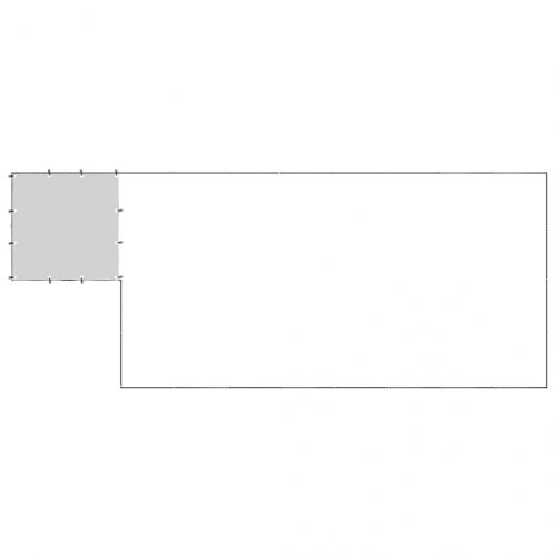 Клетка за кучета, черна, 10,89 м², стомана