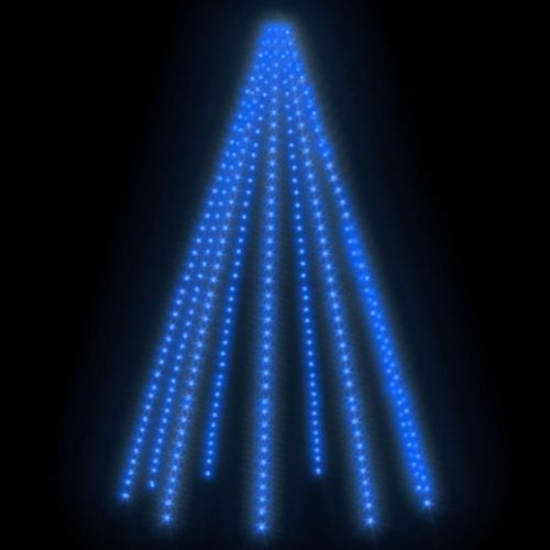 Коледни лампички за елха тип мрежа, 400 LED, сини, 400 см