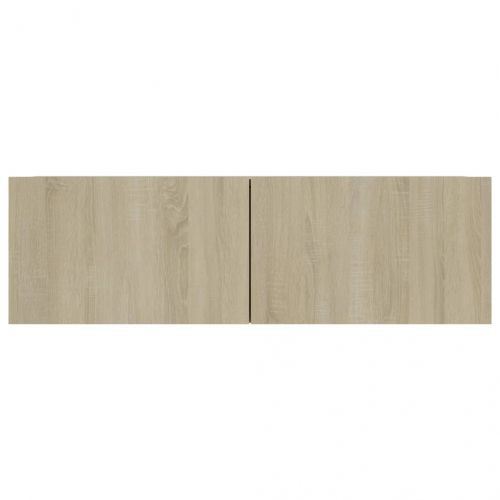 ТВ шкафове, 4 бр, дъб сонома, 100x30x30 см, инженерно дърво