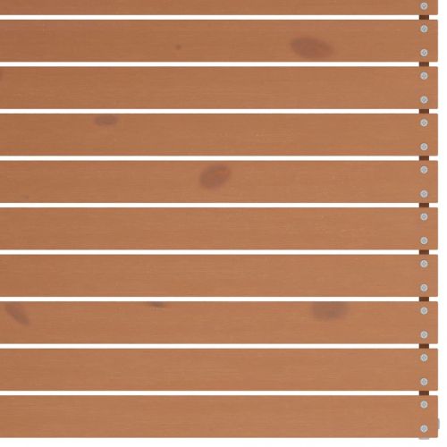 Градински 2-местен диван, меденокафяв, бор масив