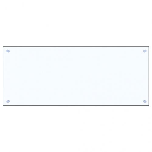 Кухненски гръб, прозрачен, 100x40 см, закалено стъкло